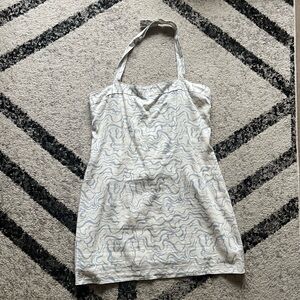 Abercrombie & Fitch White and Blue Dress